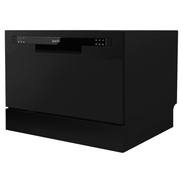 Baridi Tabletop Dishwasher 6 Place Settings 6.5L Capacity - Black