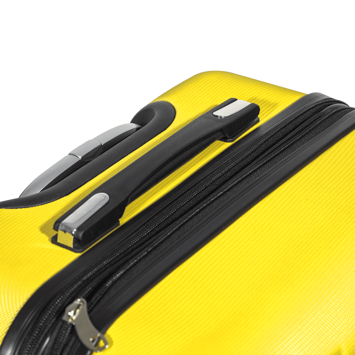 Dellonda Lightweight ABS Luggage Set with TSA Lock - Yellow - Image 4