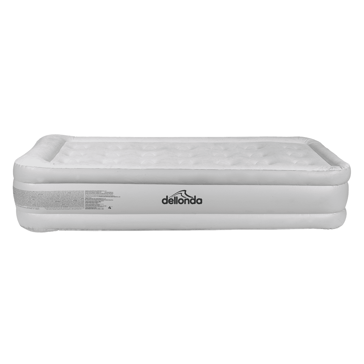 Dellonda Raised Air Bed with Removable Electric Pump & Storage Bag - Single - Image 2