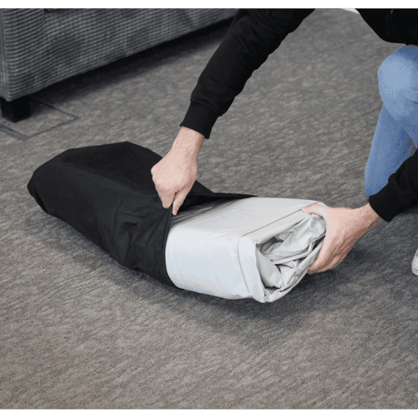 Dellonda Raised Air Bed with Removable Electric Pump & Storage Bag - Queen