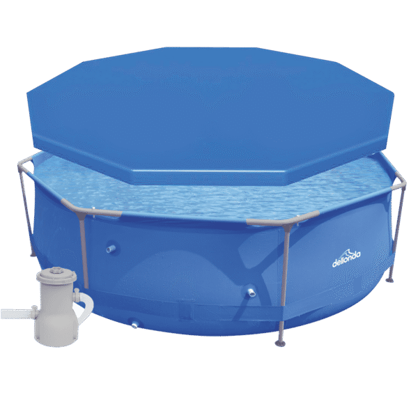 Dellonda Swimming Pool Top Cover with Rope Ties for DL19