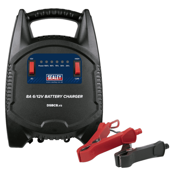 8A 6/12V Battery Charger 230V