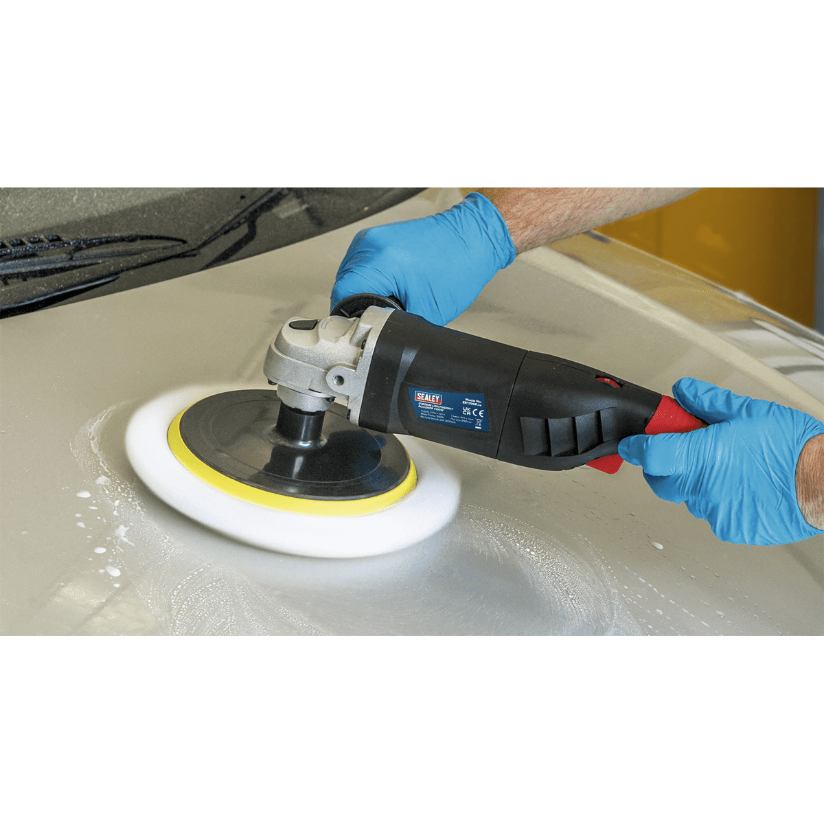 180mm Lightweight Variable Speed Rotary Polisher 1100W/230V