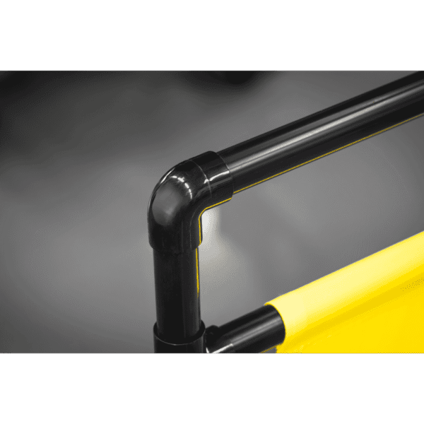 Folding Safety Barrier for Hybrid/Electric Vehicles