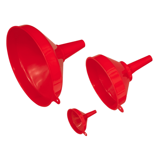 Fixed Spout Funnel Set 3pc