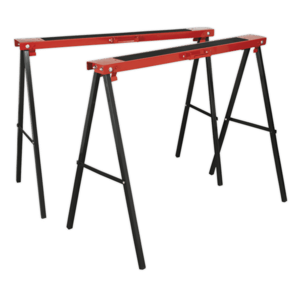 Fold Down Trestles 100kg Capacity per Trestle - Pair