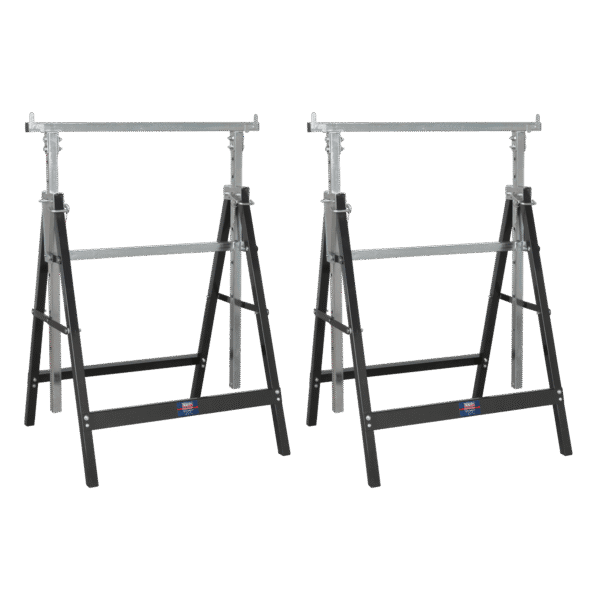 Fold Down Telescopic Trestle 200kg Capacity - Pair