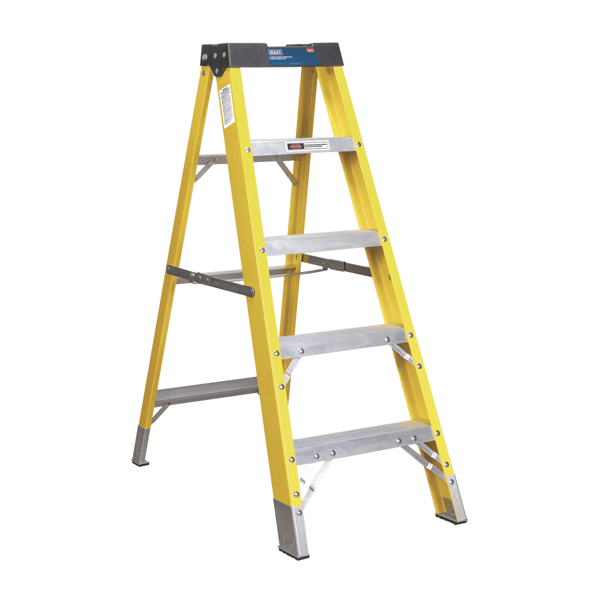Fibreglass Step Ladder 4-Tread - EN 131