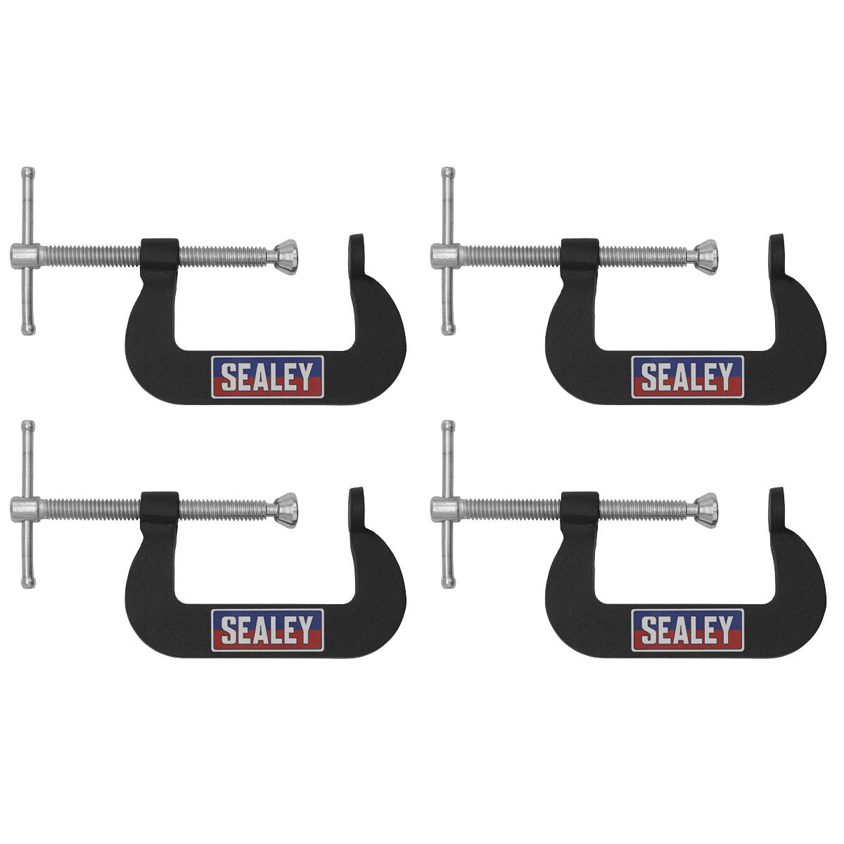 Junior C-Clamp Set 51 x 32mm 4pc - Image 3