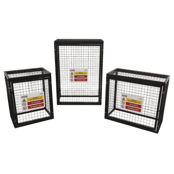 Gas Cylinder Safety Cage - 3 x 19kg