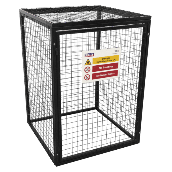 Gas Cylinder Safety Cage - 4 x 47kg