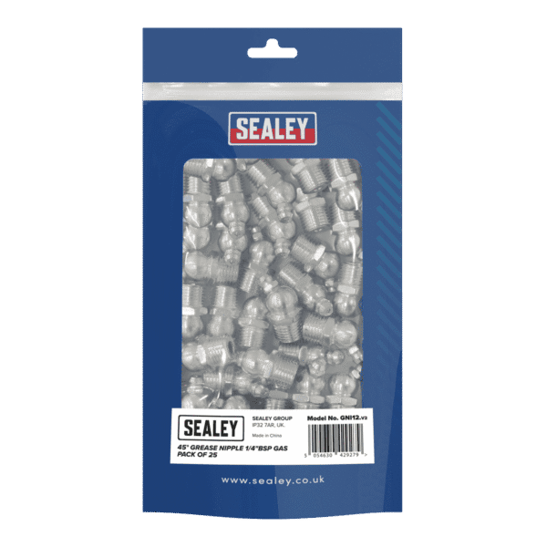 45° Grease Nipple 1/4"BSP Gas - Pack of 25