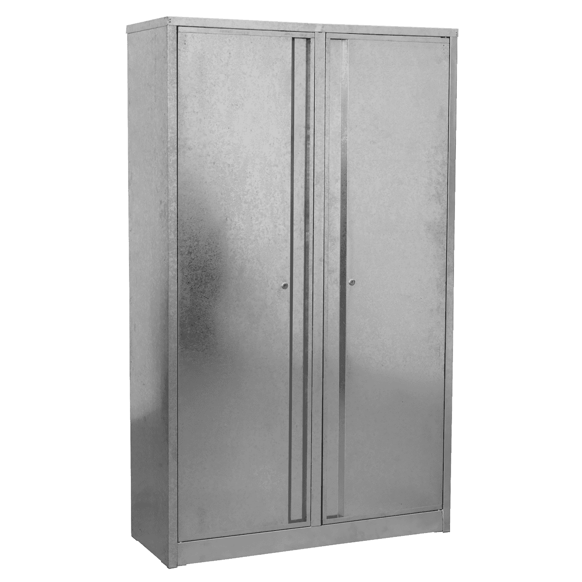 Extra-Wide Galvanized Steel Floor Cabinet with 4 Shelves - Image 2