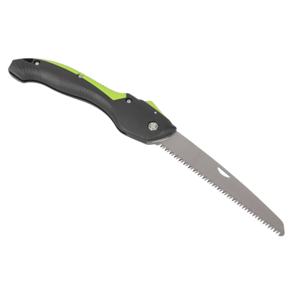 Folding Pruning Saw with Soft Grip Handle, 2 Cutting Positions & Carbon Steel Blade, 233mm