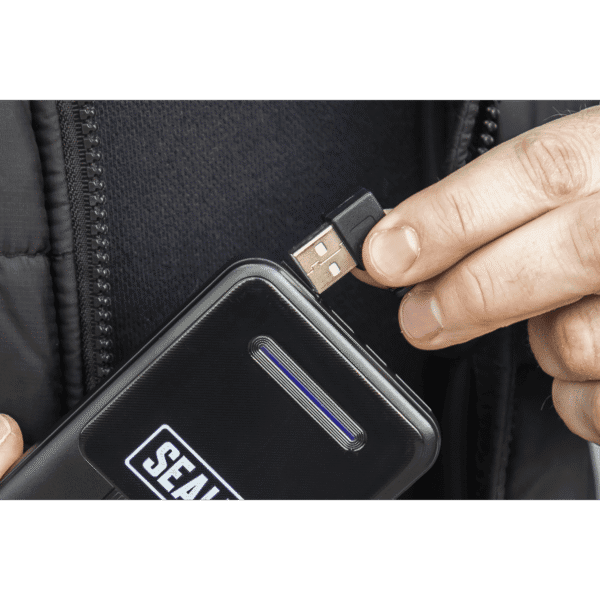5V Heated Rain Jacket with Power Bank 20Ah - Small