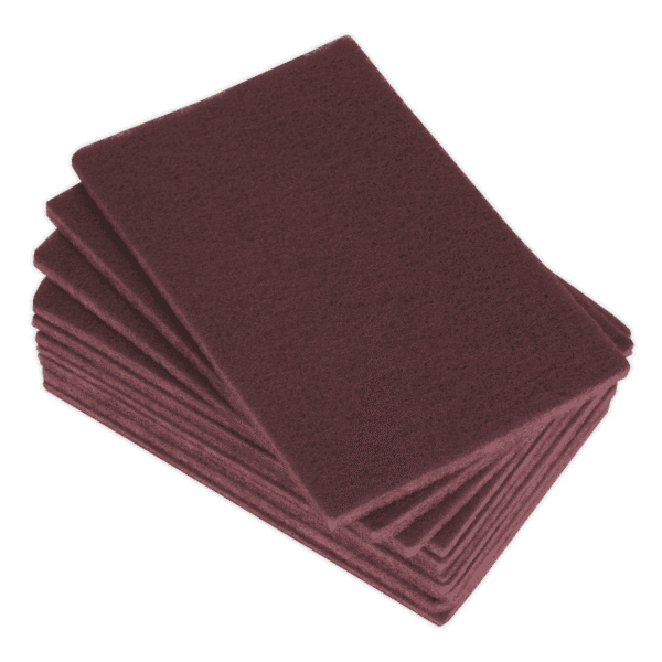 Abrasive Finishing Pad 150 x 230mm, Medium - Pack of 10