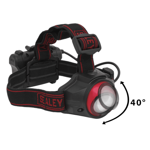 Rechargeable Head Torch with Auto-Sensor 5W COB LED