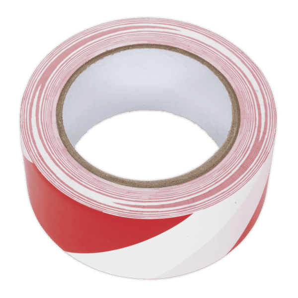 Hazard Warning Tape 50mm x 33m - Red/White
