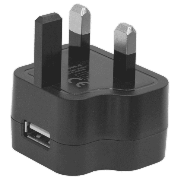 USB Mains Charger 5V⎓1A
