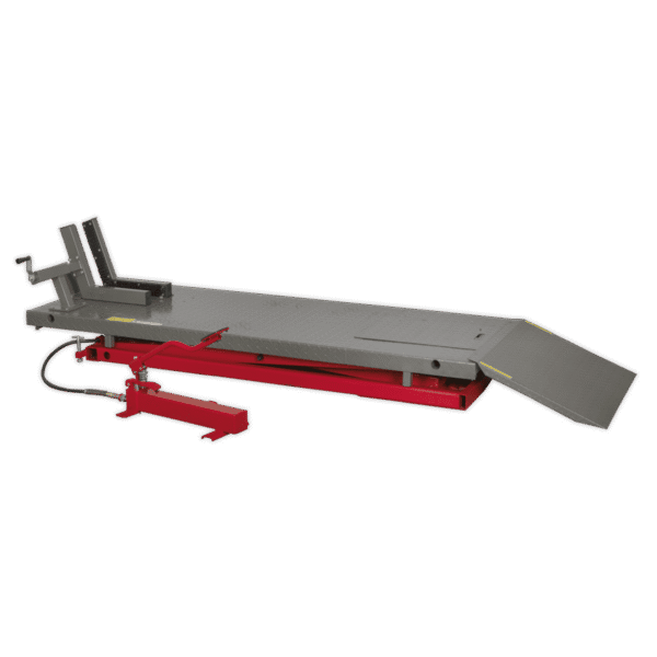 Heavy-Duty Air/Hydraulic Motorcycle Lift 680kg Capacity
