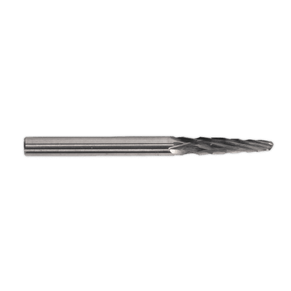 Micro Carbide Burr Ball Nose Taper 3mm - Pack of 3