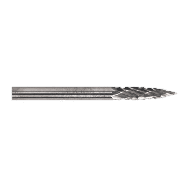 Micro Carbide Burr Pointed Tree 3mm - Pack of 3