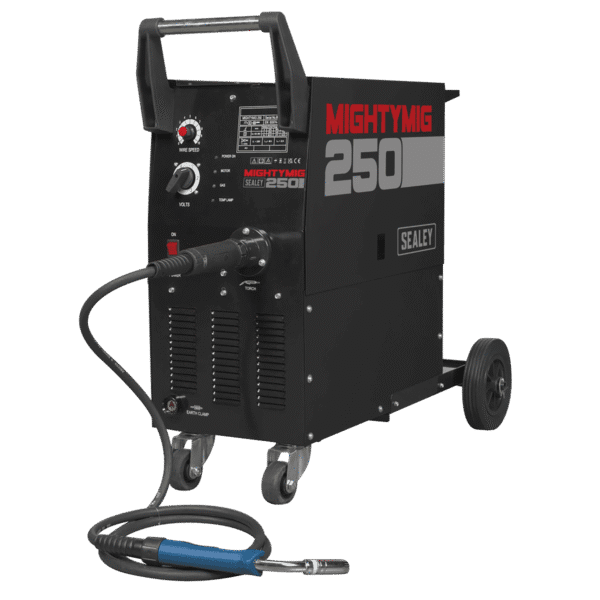Professional Gas/Gasless MIG Welder with Euro Torch 250A