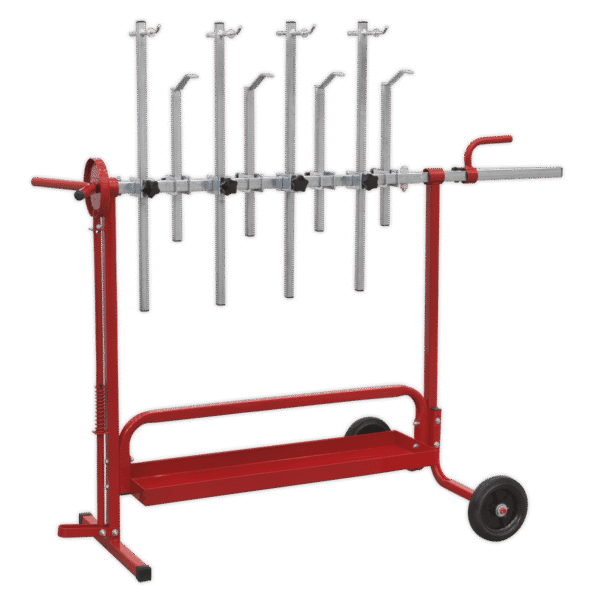 Heavy-Duty Universal Mobile Rotating Panel Stand