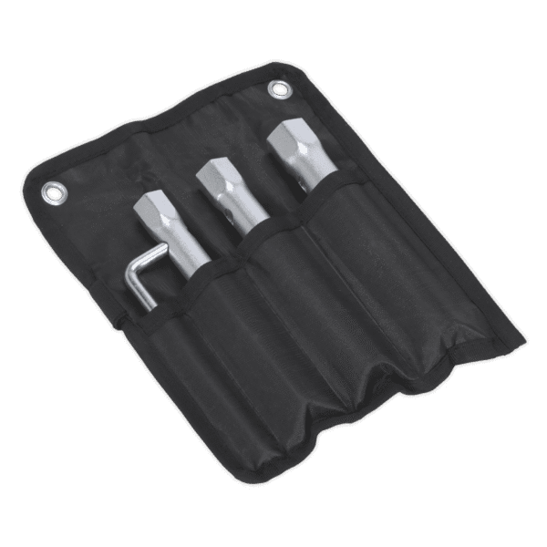 Long Reach Double End Spark Plug Box Spanner Set 3pc