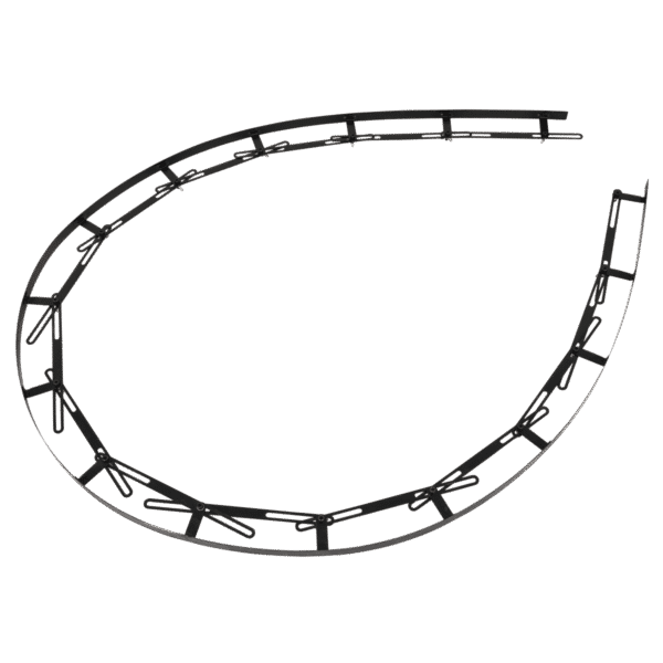 Professional Curve Body Panel Profile Template 2720mm/107"