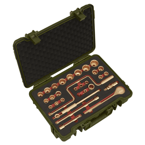 Premier Non-Sparking Socket Set 1/2"Sq Drive 31pc