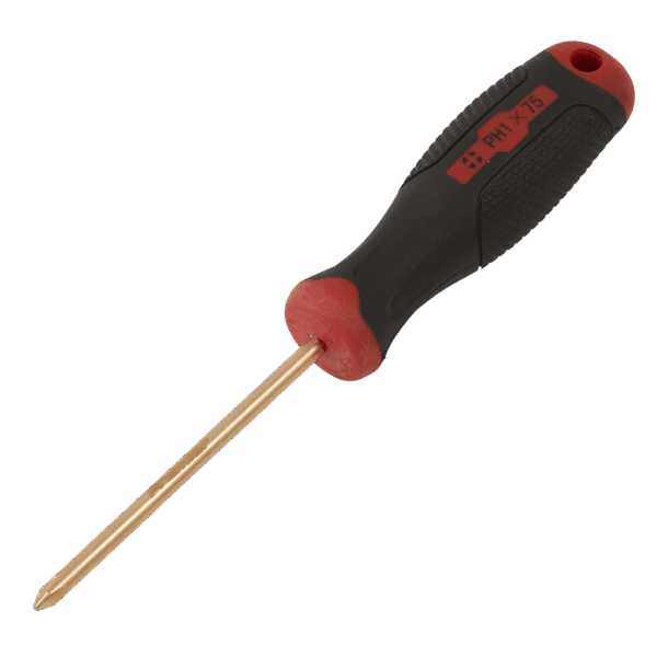 Screwdriver Phillips #1 x 75mm - Non-Sparking