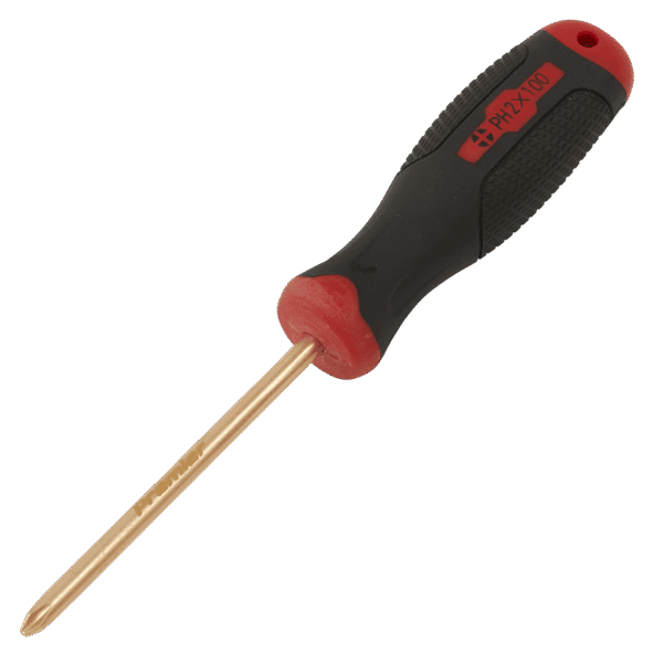 Screwdriver Phillips #2 x 100mm - Non-Sparking