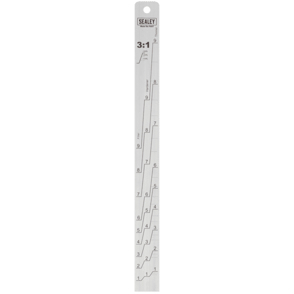 Aluminium Paint Measuring Stick 1:1/3:1