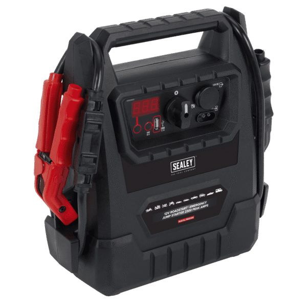 12V RoadStart® Emergency Jump Starter 2300 Peak Amps