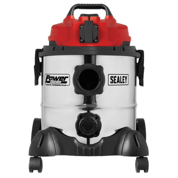 20L Industrial Vacuum Cleaner Wet & Dry with Stainless Drum & Auto Start 1400W/230V
