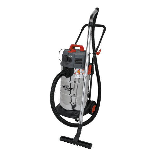 M Class Dust-Free Vacuum Cleaner Wet & Dry Stainless Steel Drum 38L 1500W/230V