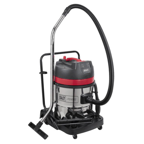 60L Vacuum Cleaner Wet & Dry with Stainless Steel Drum 2400W/230V