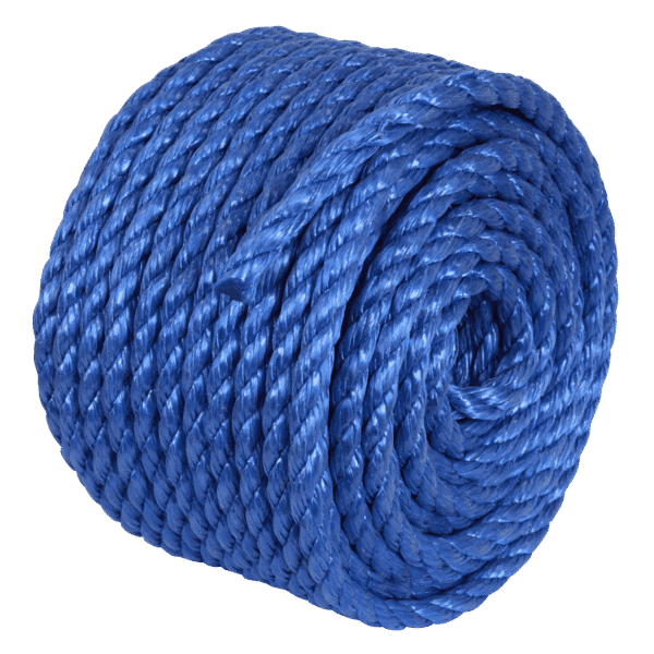10mm x 30m Polypropylene Split Film Twisted Rope, Blue