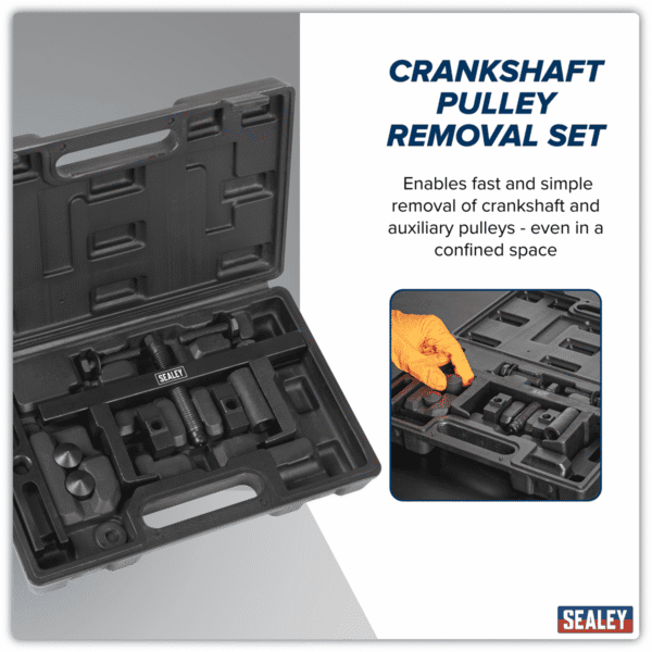 Crankshaft Pulley Removal Tool Set 12pc
