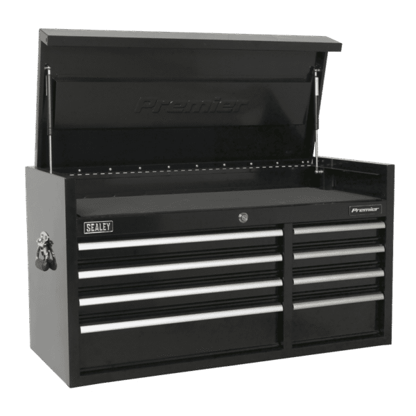 Premier™ Heavy-Duty Extra-Wide Topchest 8 Drawer 1040mm - Black