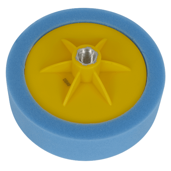 150 x 50mm Buffing & Polishing Foam Head 5/8"UNC - Blue/Medium