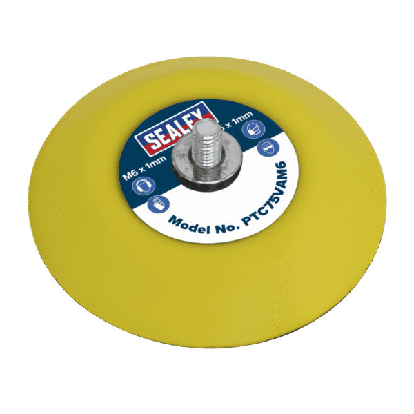 71mm Hook-and-Loop Backing Pad M6 x 1mm