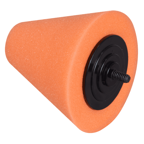 Buffing & Polishing Foam Cone - Orange/Firm