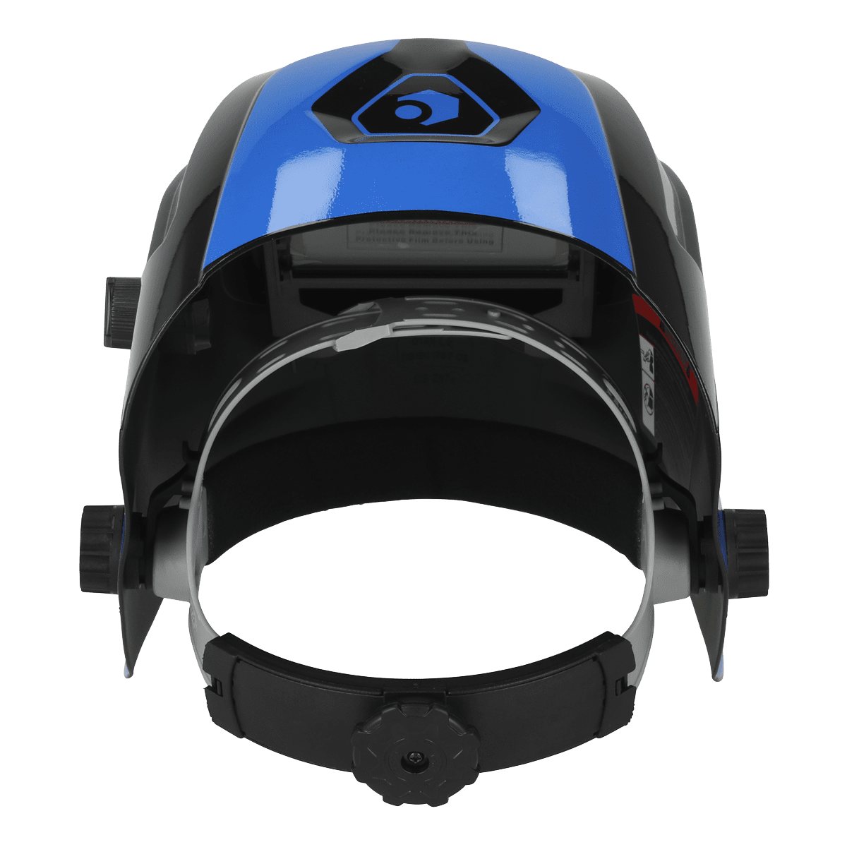 Auto Darkening Welding Helmet Shade 9-13 - Blue