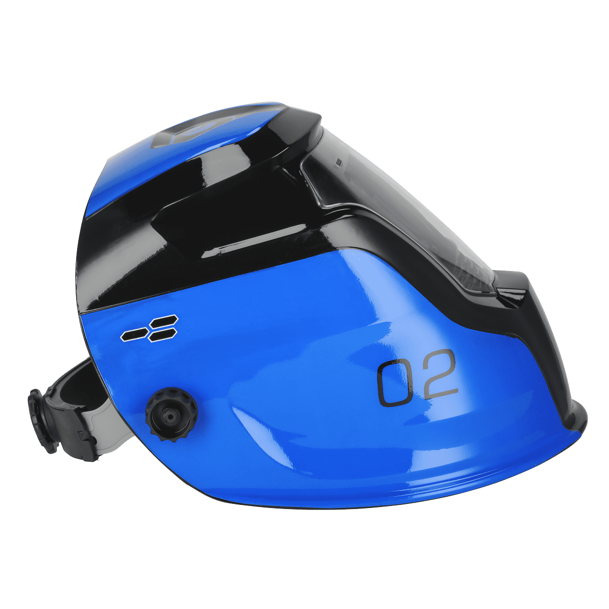 Auto Darkening Welding Helmet Shade 9-13 - Blue - Image 2