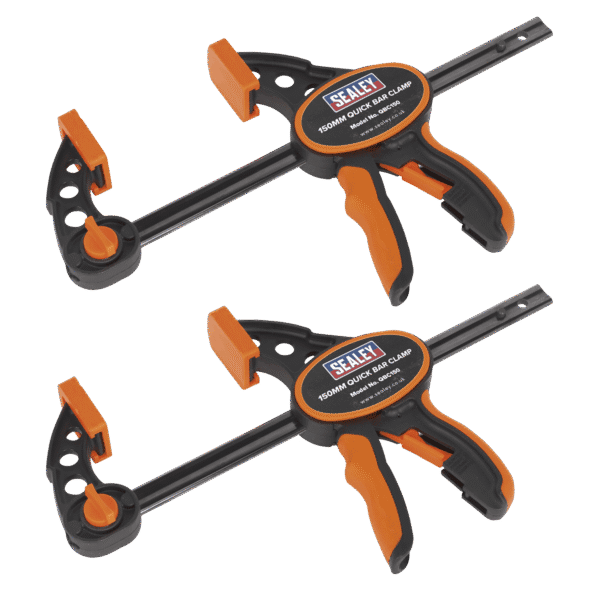 Quick Bar Clamp Set 150mm 2pc