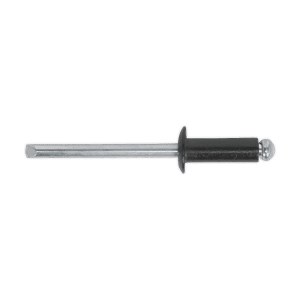 Aluminium Standard Flange Rivet 4 x 10mm, Black - Pack of 200
