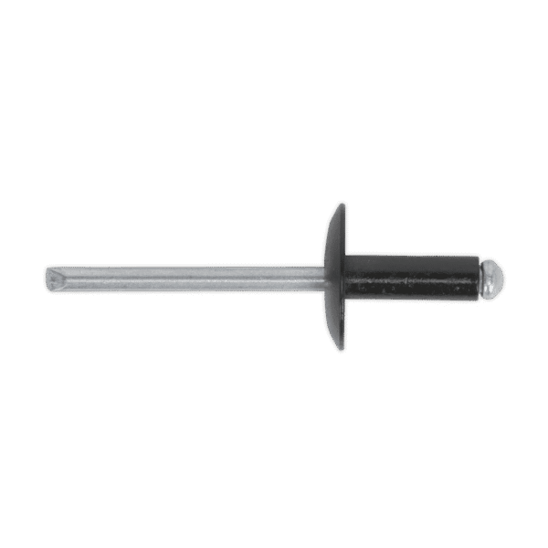 Aluminium Large Flange Rivet 4 x 14mm, Black - Pack of 200