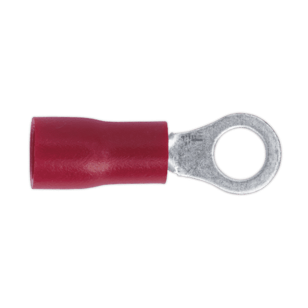 Easy-Entry Ring Terminal 4.3mm (4BA), Red - Pack of 100